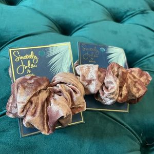 2 Sincerely Jules Scunci Pink Extra Large Hair Tie Accessories Scrunchie